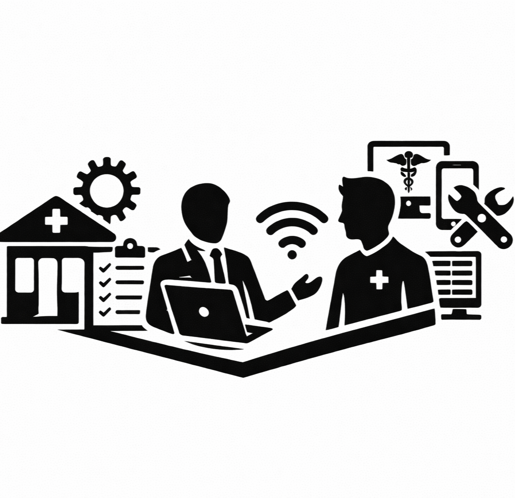 Illustration IT- und Organisations-Betreuer